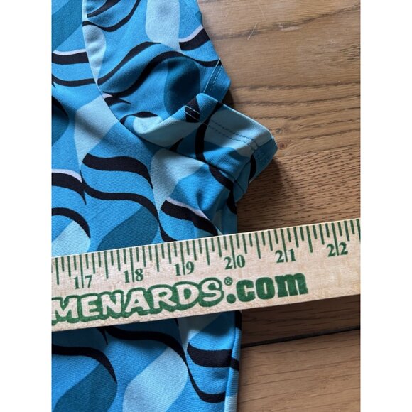 Worthington Women Size OX Short Sleeve Runched Round Neck Blouse Lightweight - Picture 5 of 7